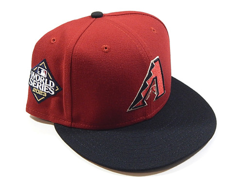 Arizona Diamondbacks 2023 MLB World Series New Era 5950 Fitted Hat Red 7 3/8
