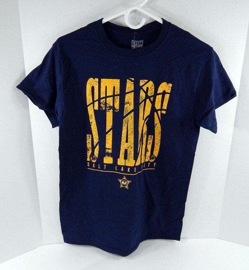 Mens Salt Lake City Stars  # Authentic Navy Shirt Big Man NWT S  714629S