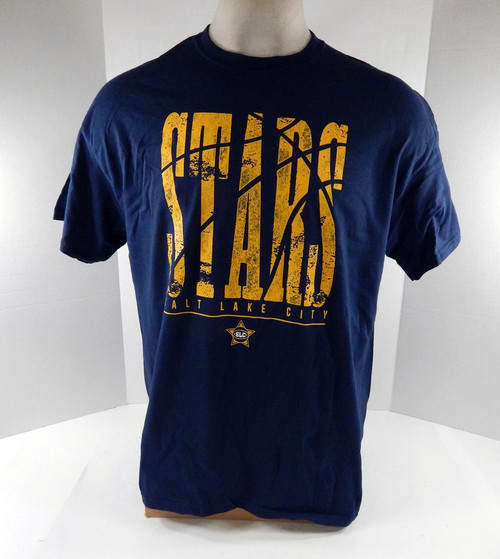 Mens Salt Lake City Stars  # Authentic Navy Shirt Big Man NWT XL  714632S