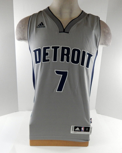 2016 Men Detroit Pistons Stanley Johnson #7 Swingman Grey Jersey Adidas NWT S 0
