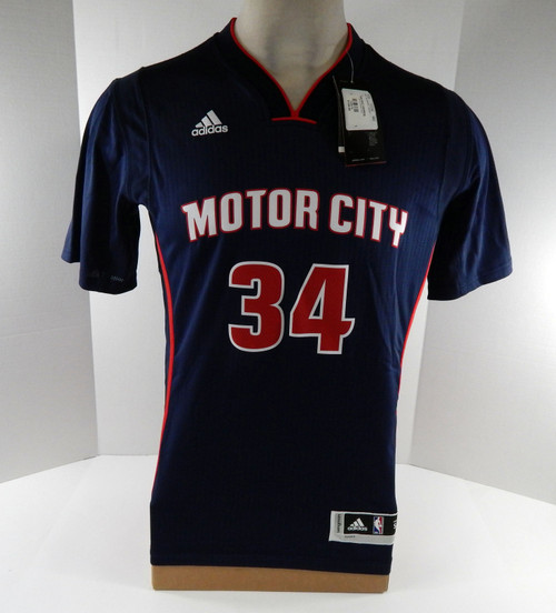 2016 Men Detroit Pistons Tobias Harris #34 Swingman Navy Jersey Adidas NWT S 53S