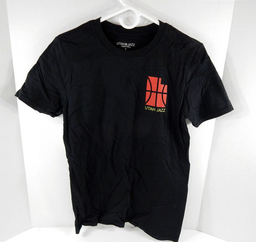 Mens  Utah Jazz  # Authentic Black T-Shirt January NWT S  714641S