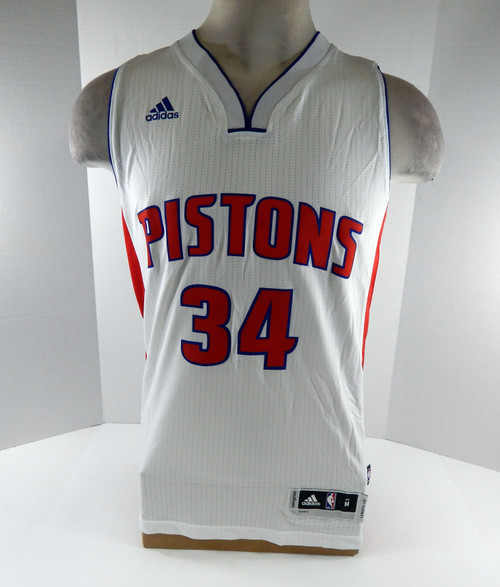 2016 Men Detroit Pistons Tobias Harris #34 Swingman White Jersey Adidas NWT M 8