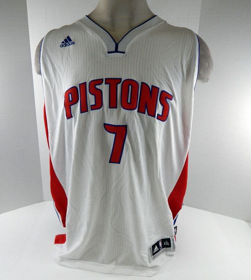 Men Detroit Pistons Stanley Johnson #7 Swingman White Jersey Adidas NWT 2XL 3