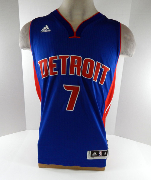 2016 Men Detroit Pistons Stanley Johnson #7 Swingman Blue Jersey Adidas NWT M 4S