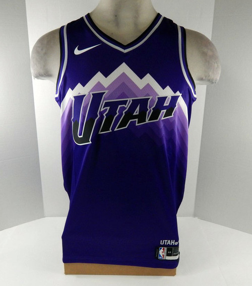 2023-24 Men's Utah Jazz Blank # Swingman Purple Jersey City Nike NWT M 90S