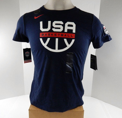 2020-21 Womens Team USA Basketball Authentic Navy T-Shirt Nike Training NWT M 6S