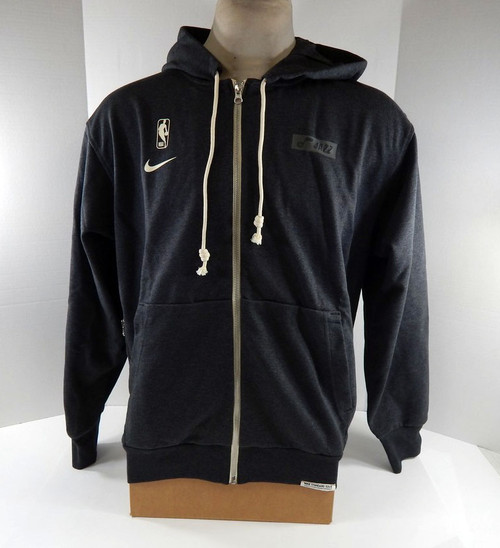 2022-23 Mens Utah Jazz Grey Hoodie Sweatshirt Nike Dri Fit DN8545-264 NWT L 92S