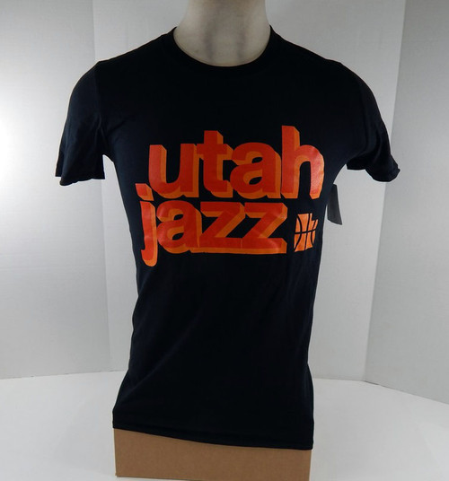 Mens Utah Jazz Authentic Black Shirt City Edition NWT S 95S