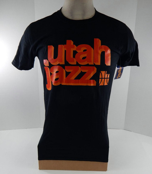 Mens Utah Jazz Authentic Black Shirt City Edition NWT M 96S