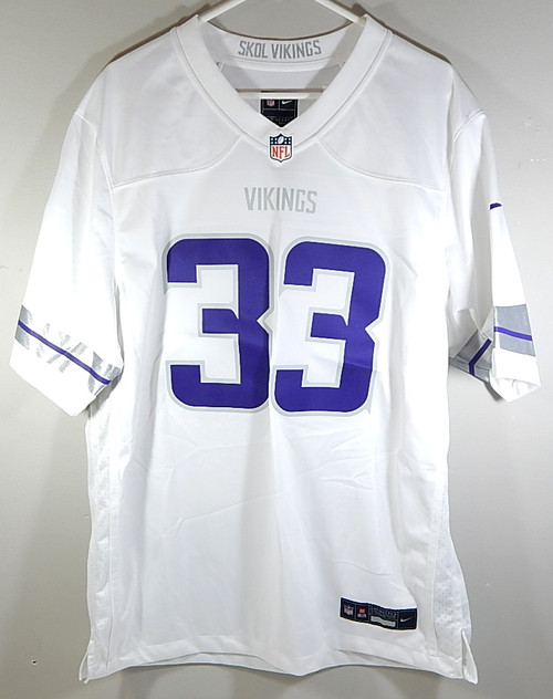 Aaron Jones #33 Minnesota Vikings Nike Engineered Football Jersey New White L