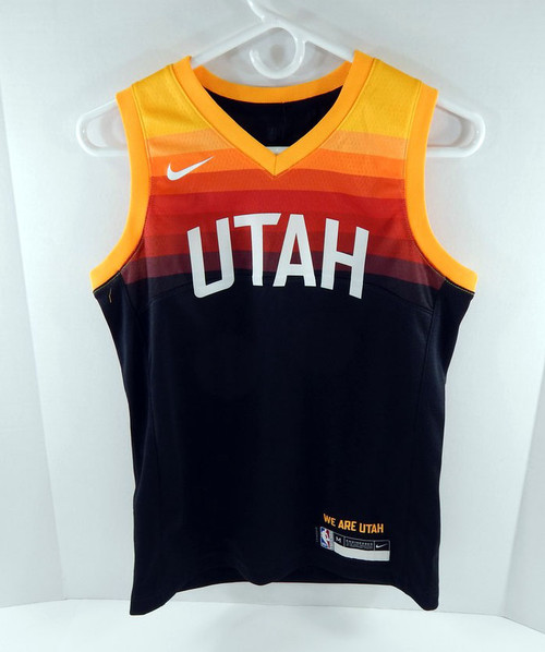 2021-22 Youth Utah Jazz Swingman Navy Jersey City Nike NWT M 29S