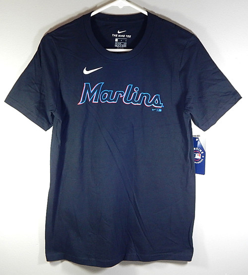 Jazz Chisholm Jr. #2 Miami Marlins The Nike Tee Shirt T-Shirt New Black Youth L