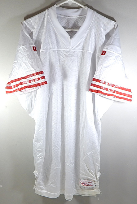 1990's San Francisco 49'ers Wilson Team Issued Blank Practice Football Jersey 42