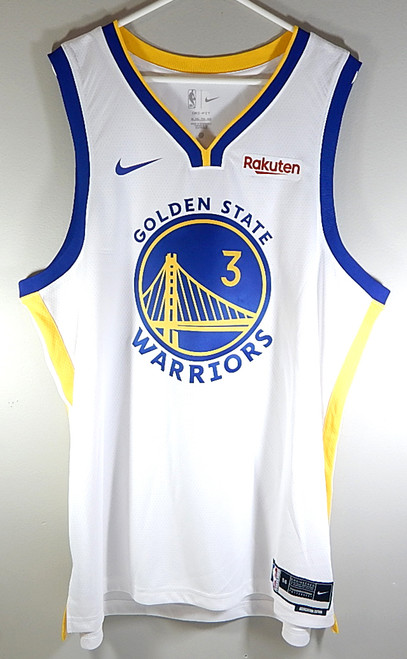 Chris Paul #3 Golden State Warriors Nike Swingman Icon Rakuten Jersey White 56