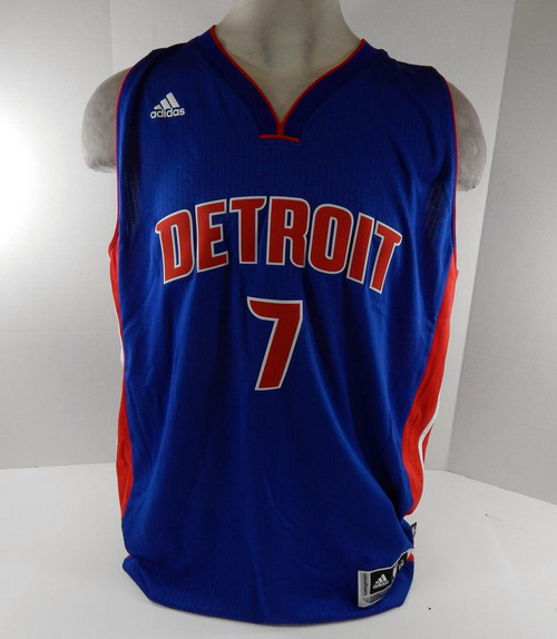 2016 Men Detroit Pistons Stanley Johnson #7 Swingman Blue Jersey Adidas NWT 2XL
