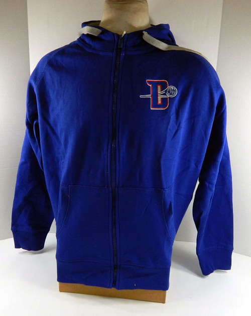 2016-17 Mens Detroit Pistons Authentic Blue Jacket Victory Antigua NWT L 90S