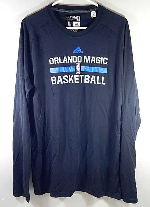 Orlando Magic Adidas Ultimate Tee Warm Up LS T-Shirt Shirt Black New XL Tall