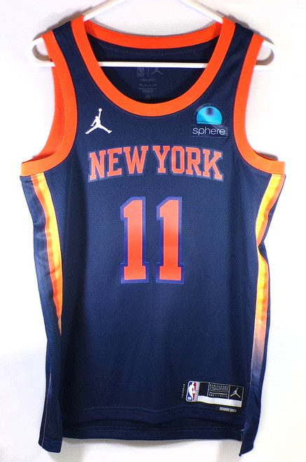 Jalen Brunson New York Knicks Jordan Swingman Statement Sphere Jersey Youth XL