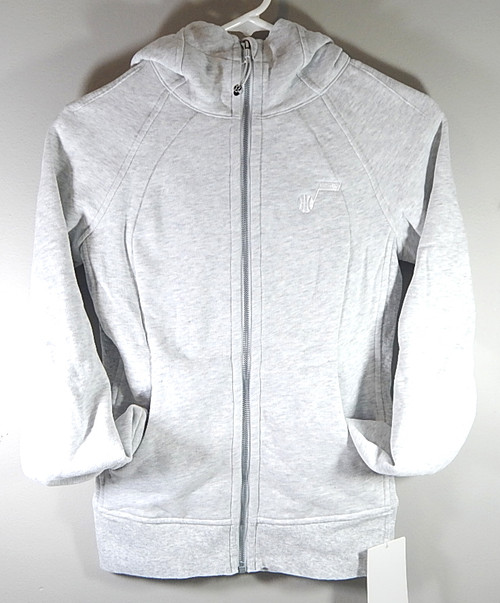 Utah Jazz Lululemon Scuba Team Issued Zip Up Hoodie Sweatshirt Heather Size 2