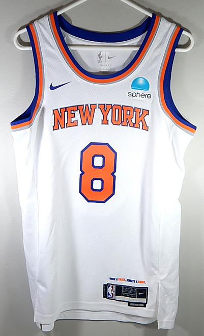 OG Anunoby #8 New York Knicks Nike Swingman Association Sphere Jersey White 40 S