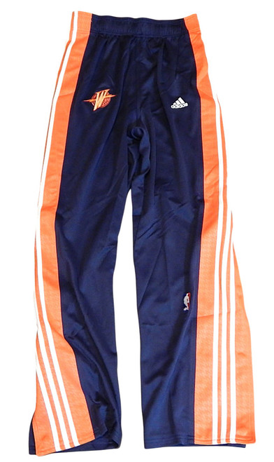 Golden State Warriors Adidas NBA Team Issued Warm Up Pants Navy Blue Medium Tall