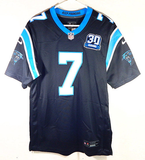Jadeveon Clowney #7 Carolina Panthers 30 Seasons Nike Jersey Black Adult S