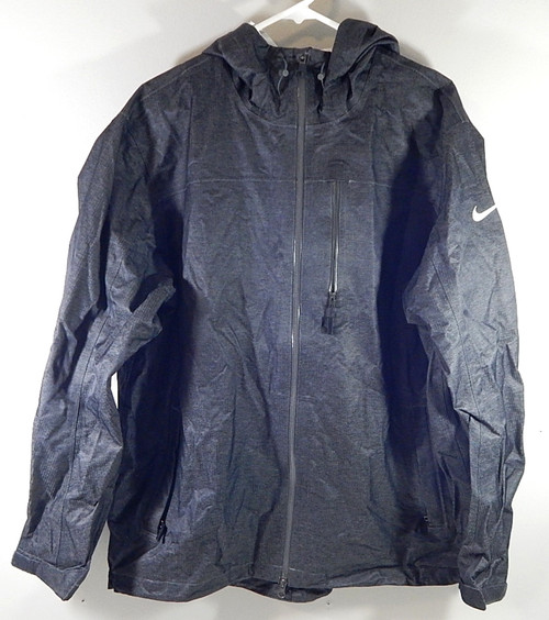 Nike Team Issued Waterproof Windbreaker Shell Jacket Black New XL