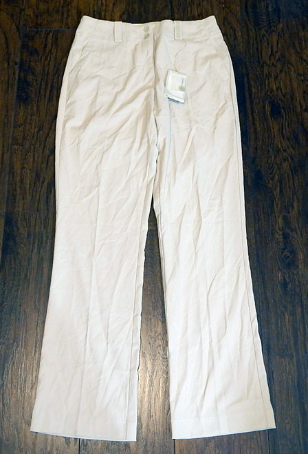 Nike Golf Fit Dry UV Protective Team Issued Pants Light Khaki New Womens 16