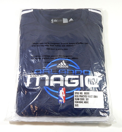 Orlando Magic Adidas Team Issued Practice Fleece Crewneck Sweatshirt NOS 2XLT