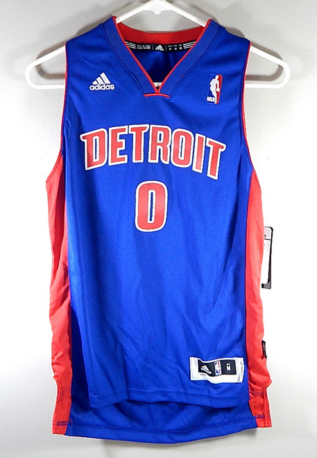 Detroit Pistons Andre Drummond #0 Adidas Swingman Jersey Blue Youth L +2"