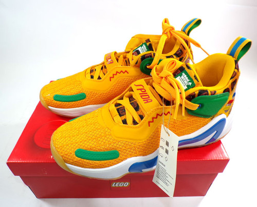 Spida Lego adidas D.O.N Issue 3 Basketball Shoes Men's Size 7.5 #GZ5529 NIB