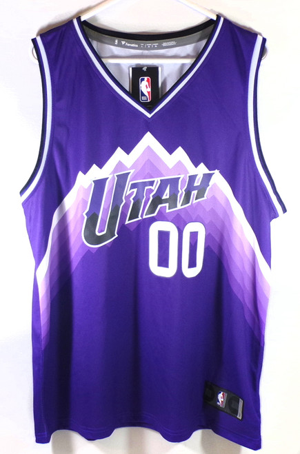 Jordan Clarkson #00 Utah Jazz Fanatics NBA City Edition Jersey Purple Adult L