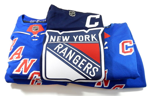 Lot of (6) New York Rangers Hockey Jerseys Tee Trouba Vesey Chytil Adidas 46 52