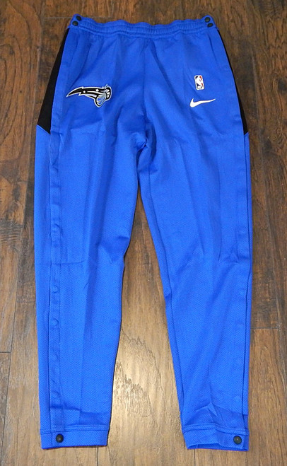 Orlando Magic Nike Dri-Fit Team Issued Mesh Warm Up Pants Blue Black Large Tall