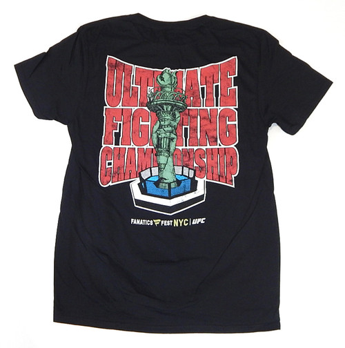 UFC Fanatics Fest 2025 FFNYC Champ Tee Exclusive NYC T-Shirt Black Adult L