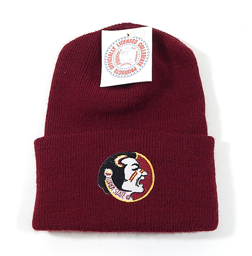 1990's Florida State Seminoles Schuessler NBA Vintage Winter Beanie Hat NOS