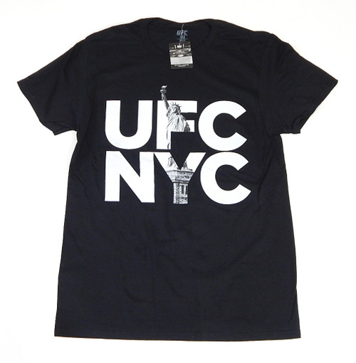UFC Fanatics Fest 2025 FFNYC Liberty Tee Exclusive NYC T-Shirt Black Adult XL