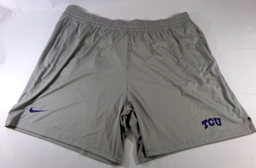 New TCU Texas Christian University Horned Frogs Team Issued Gray Shorts 3XL
