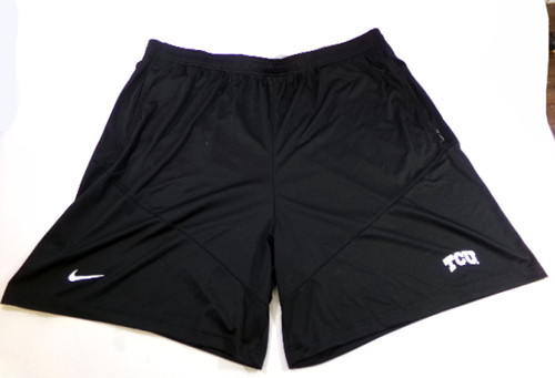 New TCU Texas Christian University Horned Frogs Team Issue Black Shorts 4XLT 167