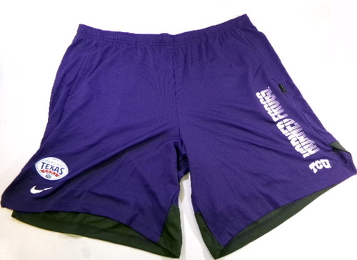 2020 TCU Texas Christian University Horned Frogs Team Issued Texas Bowl Shorts