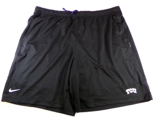 New TCU Texas Christian University Horned Frogs Team Issued Black Shorts 4XLT