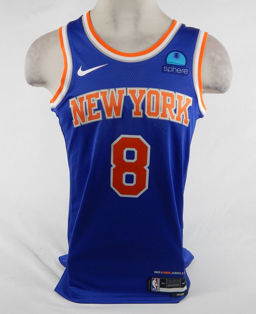 Mens New York Knicks OG Anunoby #8 Swingman Blue Jersey Icon Nike NWT M 714474S