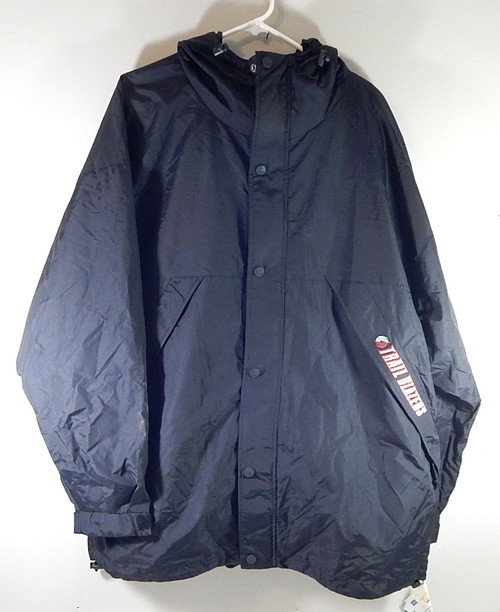 Portland Trail Blazers Port Authority Team Issued Hooded Winter Coat Black XL