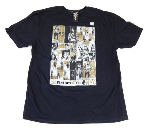 WWE Fanatics Fest 2025 FFNYC Event Tee Exclusive NYC T-Shirt Black Adult L