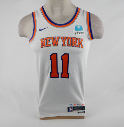 Mens New York Knicks Jalen Brunson #11 Swingman White Jersey  Assoc Nike NWT S 4