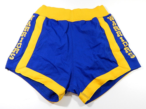 1980's Golden State Warriors Russell Vintage Basketball Shorts Blue Size 36