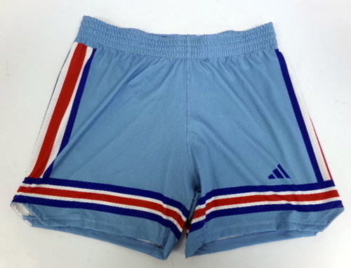 2024-25 Kansas Jayhawks Team Issued Blue Basketball Shorts Size S -4