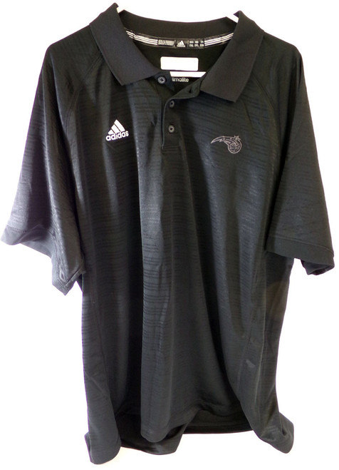 Orlando Magic Black Striped Climalite Adidas Golf Shirt Size 2XL 900117