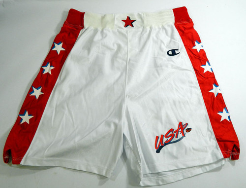 1996-97 Team USA Women's Basketball White Game Shorts Size 36
